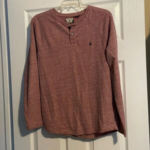 Volcom men’s long sleeve henly t-shirt size small